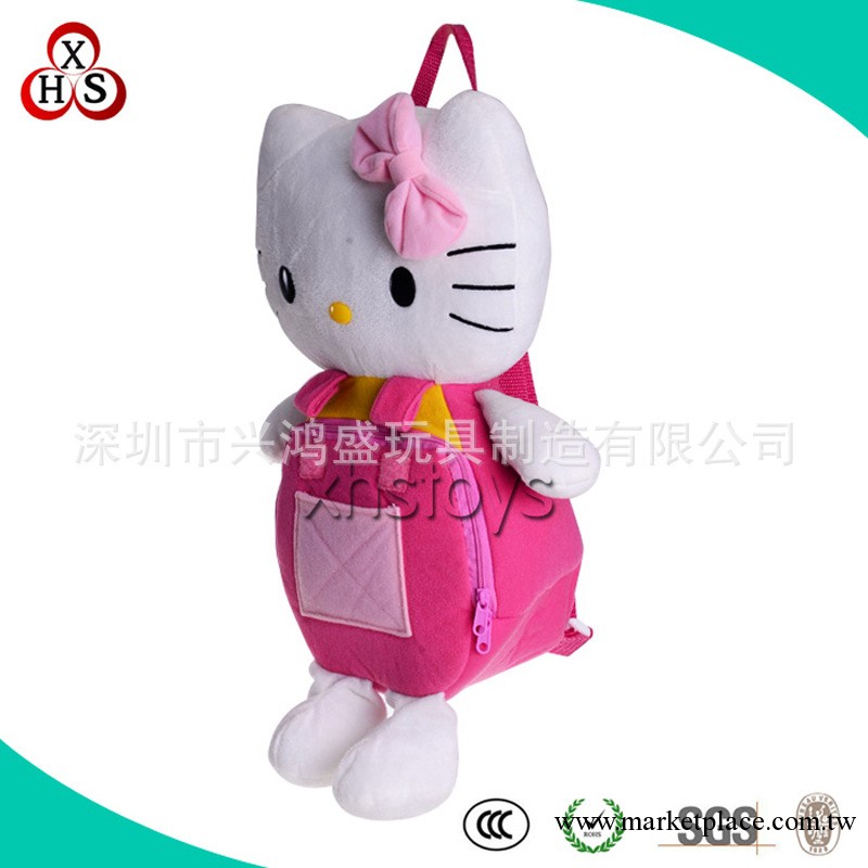 供應hello kitty凱蒂貓毛絨背包 吉蒂貓毛絨書包 可定制 廠傢直供工廠,批發,進口,代購