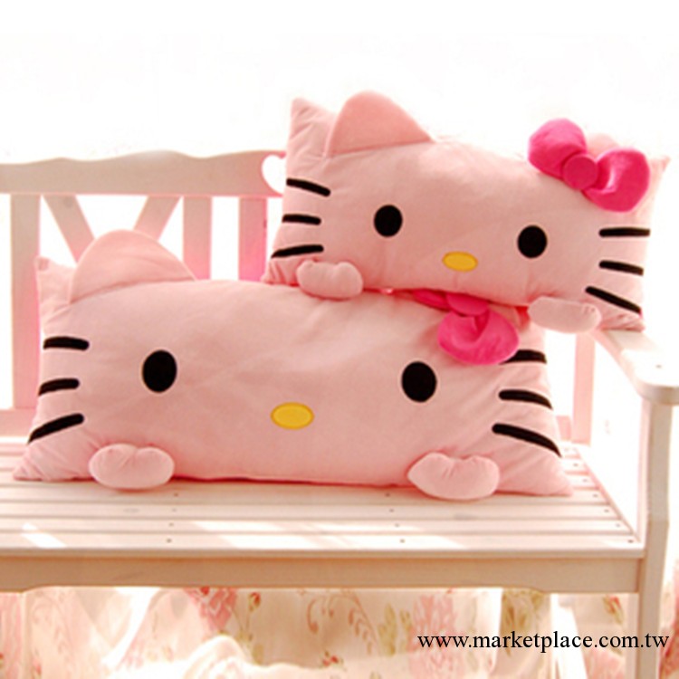 批發hello kittyKT貓抱枕 超可愛毛絨玩具單人枕雙人枕 可拆洗工廠,批發,進口,代購
