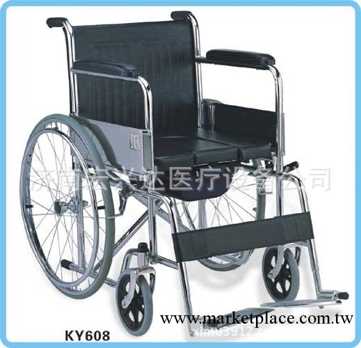 KY608低靠背坐便輪椅 輪椅 老人輪椅 輪椅廠傢 輪椅批發工廠,批發,進口,代購