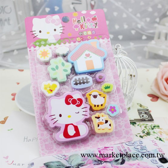 超可愛寶寶創意橡皮擦 hello kitty組合學生橡皮 開學禮物 A08工廠,批發,進口,代購