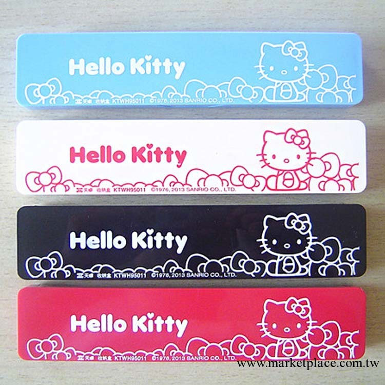 正品Hello Kitty 文具盒 單層小鉛筆盒 漂亮文具盒 塑料小筆盒工廠,批發,進口,代購