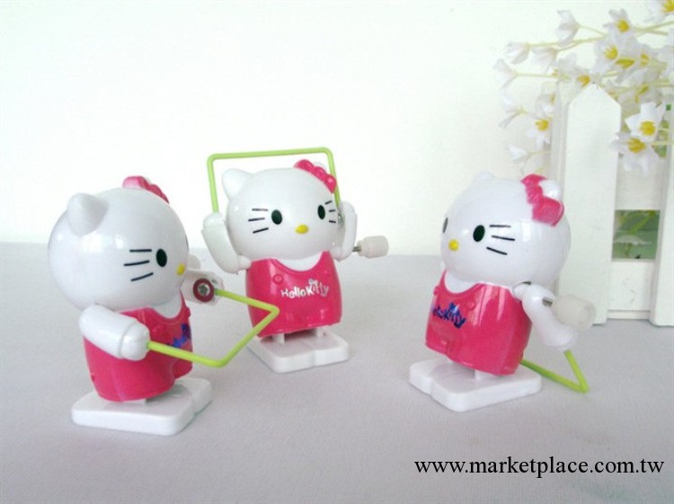 EA0165 發條跳繩hello kitty貓 跳繩卡通小貓 益智上鏈玩具工廠,批發,進口,代購