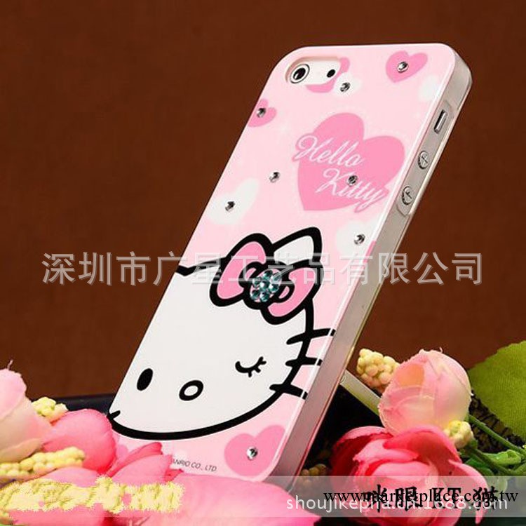 多彩精美點鉆Hello Kitty貓手機殼 三星S4I9500帶鉆鑲鉆水鉆殼批發・進口・工廠・代買・代購