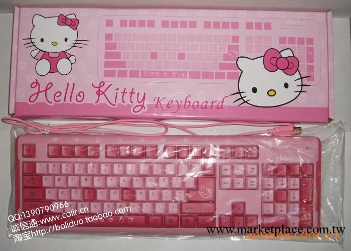 廠傢長期生產供應優質的迷你Hello Kitty  防水USB kt貓鍵盤批發・進口・工廠・代買・代購