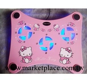 【廠傢直銷】Hello Kitty散熱器/筆記本散熱器/加厚版 KT散熱器工廠,批發,進口,代購