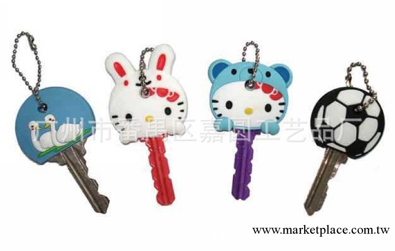 廠傢供應 － 卡通鑰匙套 Hello Kitty鎖匙套 PVC材料工廠,批發,進口,代購