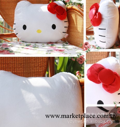 批發可愛 hello kitty 凱蒂貓 公仔 靠墊 抱枕 毛絨 玩具禮物工廠,批發,進口,代購