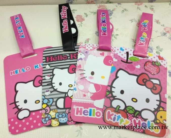 HELLO KITTY 凱蒂貓超薄型旅行箱包掛牌名片牌行李牌 分類牌卡套工廠,批發,進口,代購