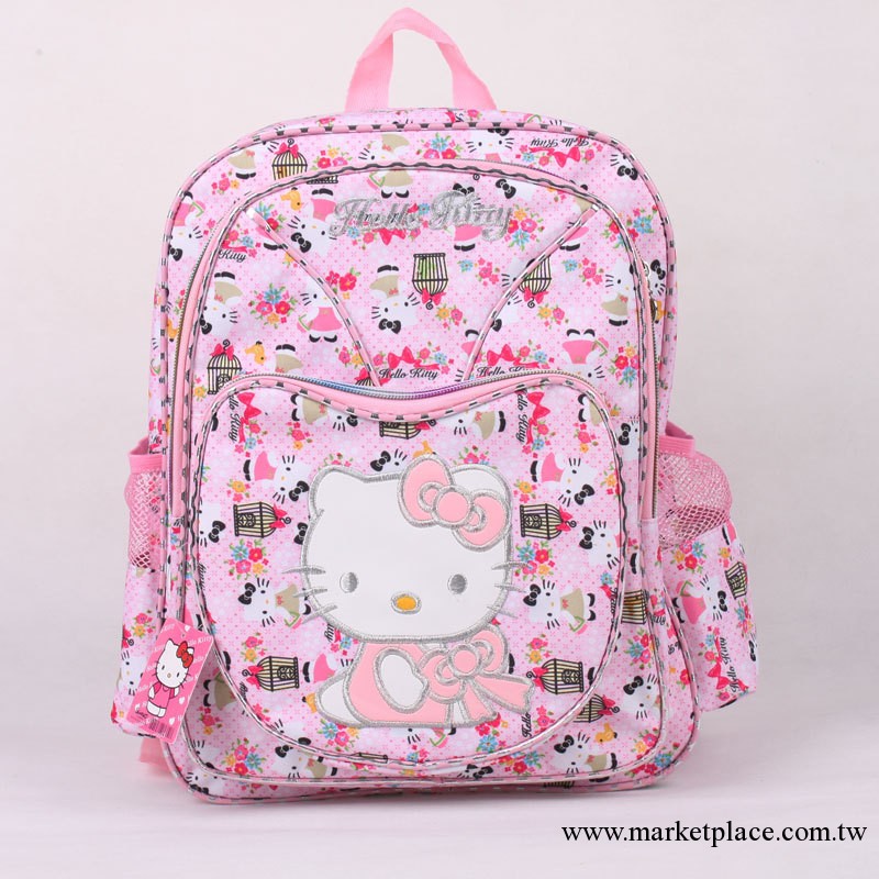 hello kitty 花色粉書包  新款  小學生書包 可愛 實用 M123588工廠,批發,進口,代購