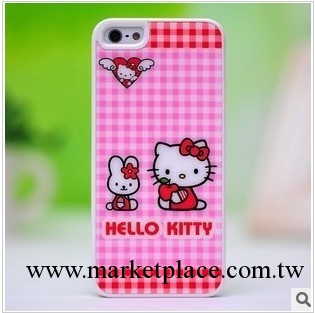 蘋果5代手機殼 iphone5 hello kitty貓 保護殼 保護套 卡通外殼工廠,批發,進口,代購