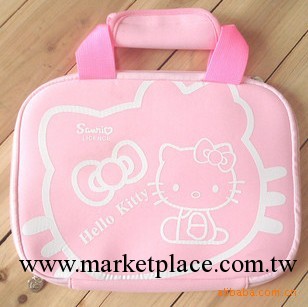 漂亮粉色hello kitty圖案手提筆記本內膽包11寸12寸14寸工廠,批發,進口,代購