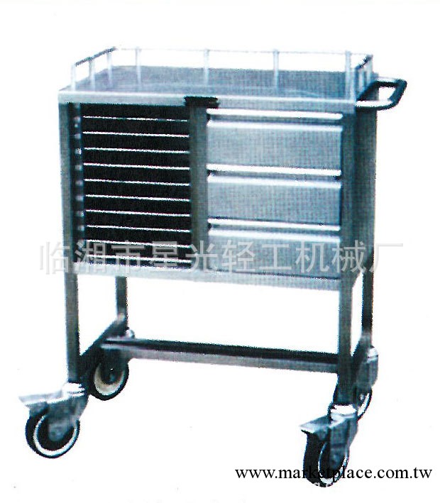 【醫療設備】醫用不銹鋼查房車 質量可靠值得信賴 700×430×840工廠,批發,進口,代購