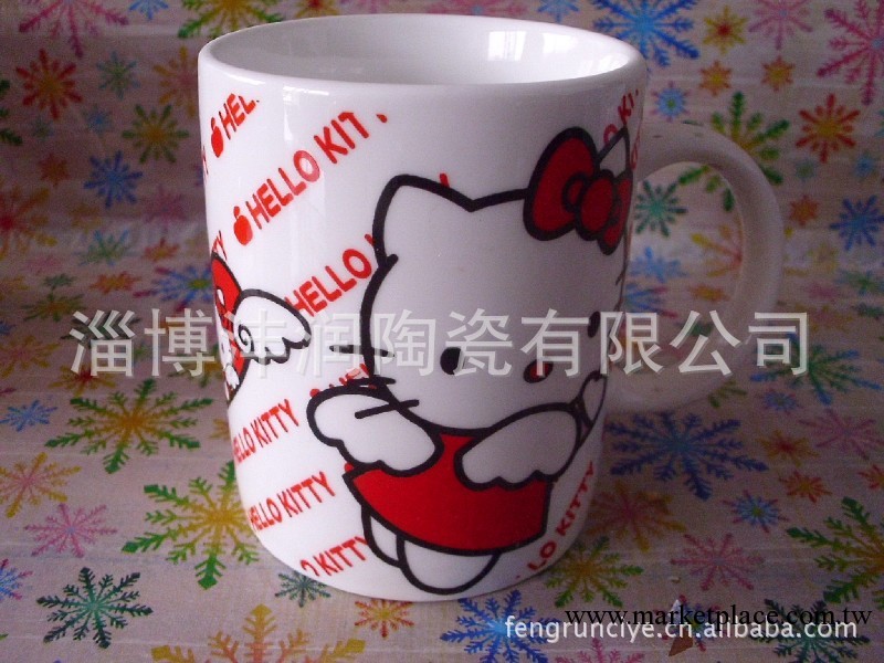 【哈嘍KT  Hello Kitty 】出口優質強化瓷卡通杯 牛奶杯批發・進口・工廠・代買・代購