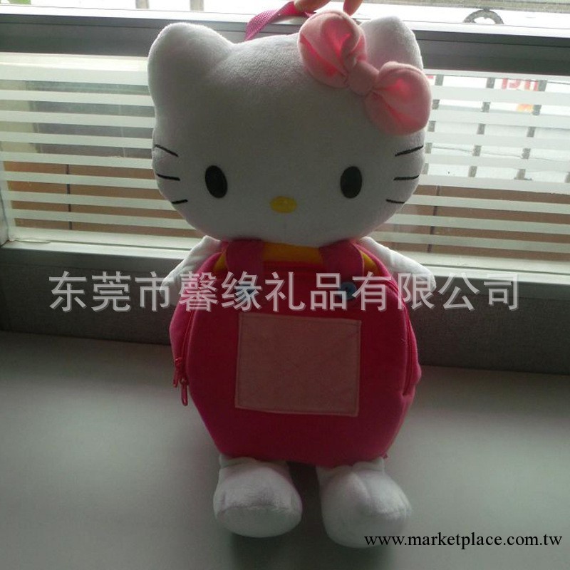 廠傢供應毛絨動物背包 Hello kitty 兒童背包 雙肩背包 背包批發工廠,批發,進口,代購