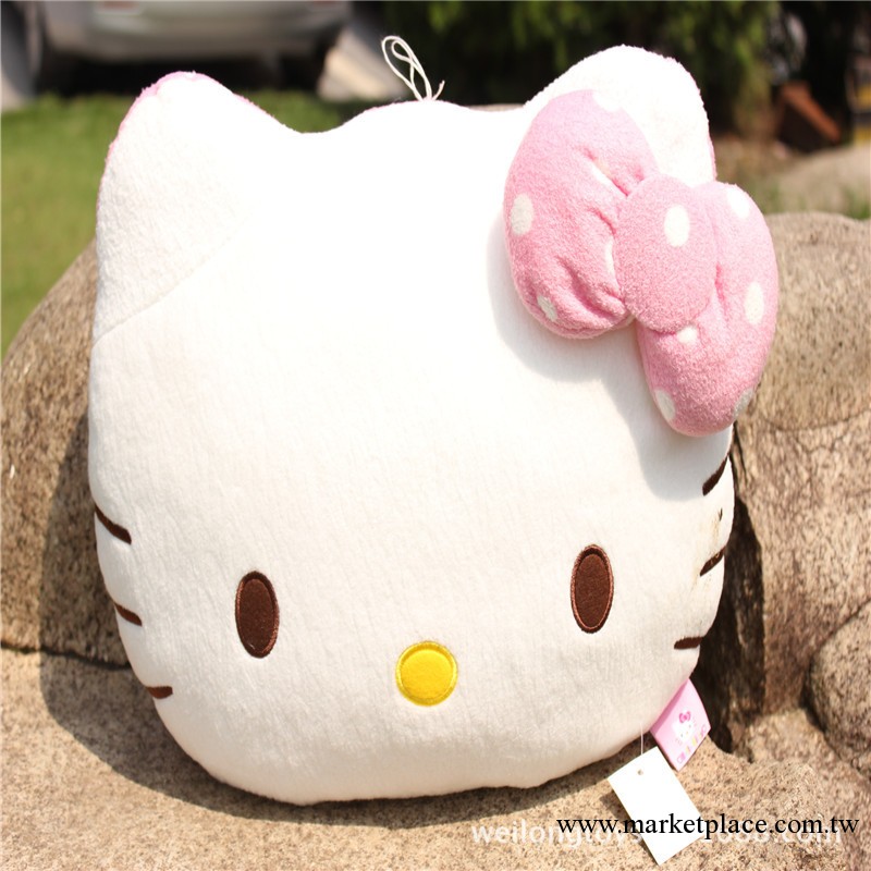 毛絨KT靠墊 抱枕靠墊 汽車裝飾 可愛個性情侶禮品 kitty 量大從優工廠,批發,進口,代購
