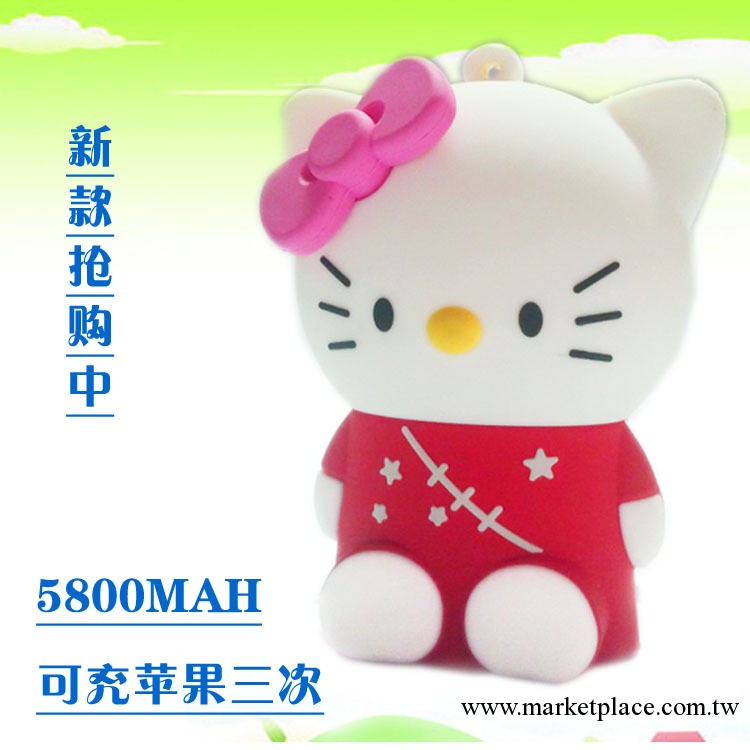 新款立體卡通hello kitty貓手機通用移動電源 雙十一備貨工廠直銷工廠,批發,進口,代購