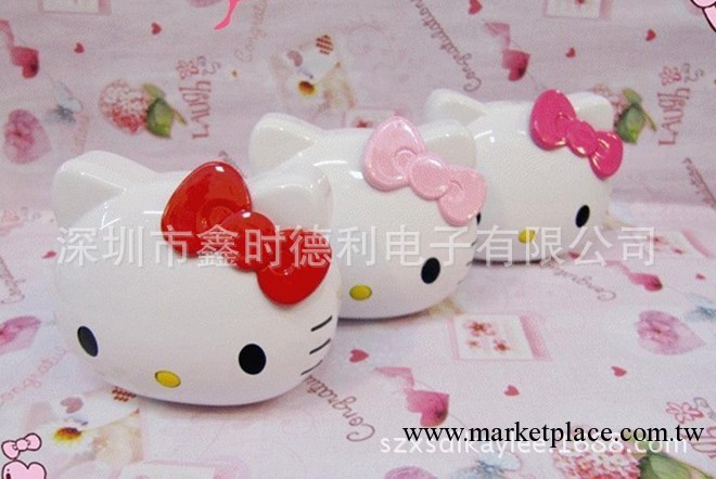 新款可愛卡通hello kitty充電寶蘋果iphone4S/5三星KT貓移動電源工廠,批發,進口,代購
