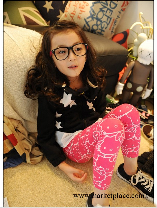 2013超萌秋款hello Kitty內搭褲 女童內搭褲 奧戴爾全棉內搭褲工廠,批發,進口,代購