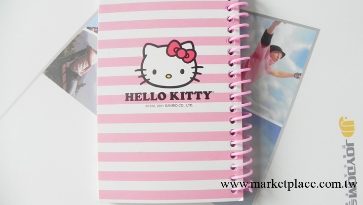 Hello kitty可愛型筆記本 記事本 線圈本 Spriral wire notebook工廠,批發,進口,代購