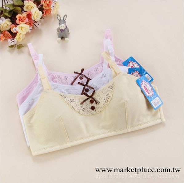 批發少女內衣曼佳美少女胸罩純棉無鋼圈發育期學生內衣小背心1006工廠,批發,進口,代購