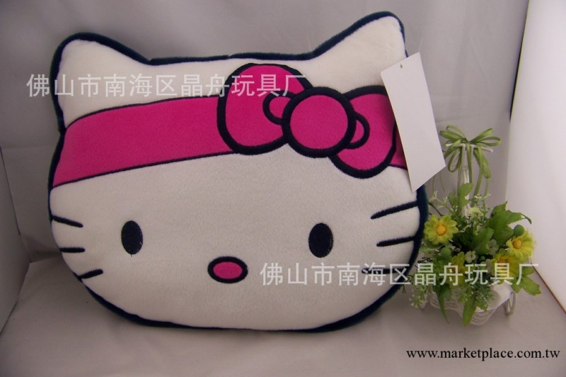 2012 廠傢直銷HELLO KITTY毛絨抱枕 促銷禮品 價格實惠  出口品質工廠,批發,進口,代購