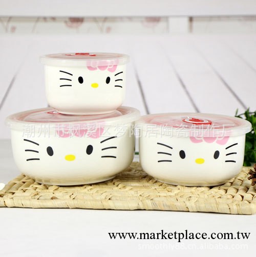 批發供應 可愛hello kitty 真空保鮮碗工廠,批發,進口,代購