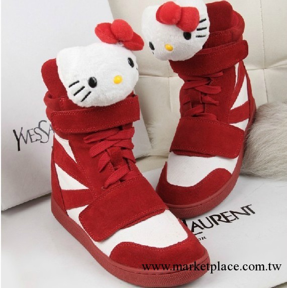 hello kitty鞋香港IT 可愛凱蒂貓平底鞋 休閒系帶KT貓頭鞋K3-010工廠,批發,進口,代購