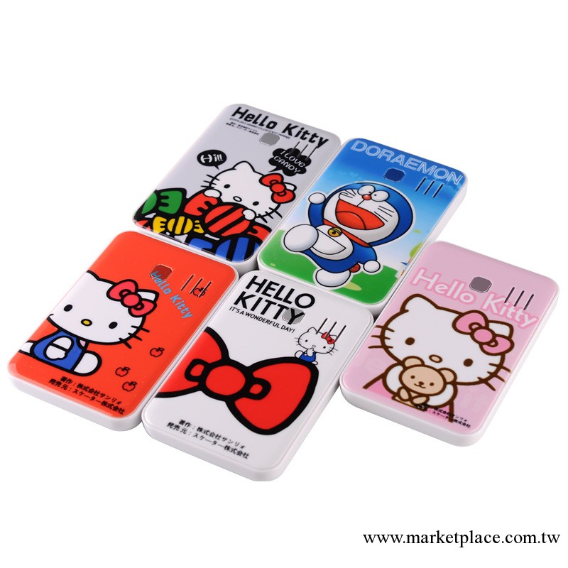 卡通移動電源批發 hello kitty5000毫安熱銷手機移動電源批發工廠,批發,進口,代購
