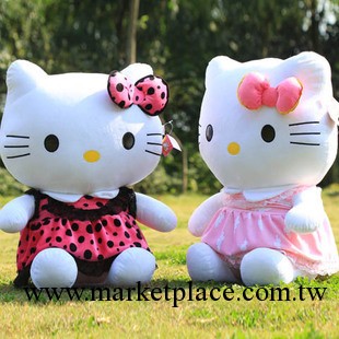 可愛正版Hello kitty凱蒂貓毛絨玩具大號公仔凱蒂貓KT貓公仔工廠,批發,進口,代購