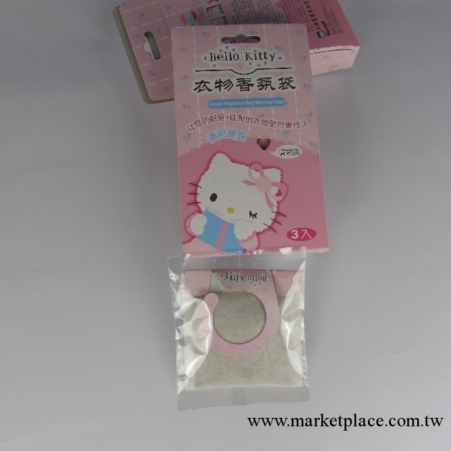 10G*3袋新款上市 HELLO KITTY g掛式除臭防黴袋   HKXFD01工廠,批發,進口,代購