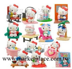 動漫周邊Hello kitty 13款KT場景 kt貓公仔人偶玩具手辦工廠,批發,進口,代購