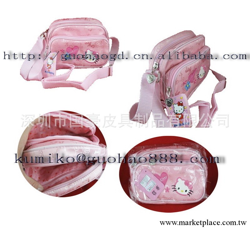 時尚可愛肩包，hello Kitty pu肩包工廠,批發,進口,代購