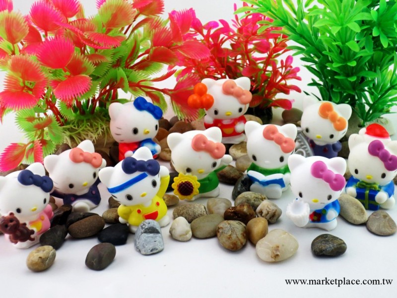 十款 hello Kitty 1代公仔 日本卡通公仔 促銷禮品 動漫 搪膠擺件工廠,批發,進口,代購