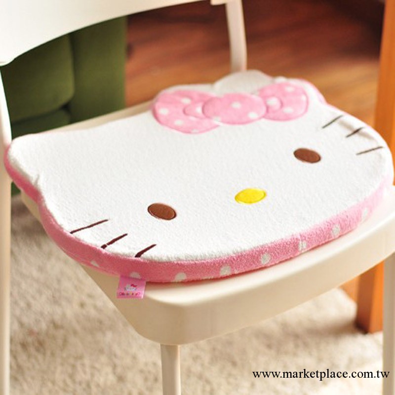 廠傢直銷批發可愛波點Hello kitty海綿坐墊 辦公室坐墊 椅子坐墊工廠,批發,進口,代購