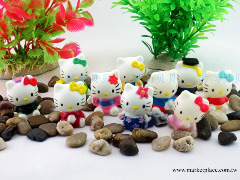 十款 hello Kitty 3代公仔 日本卡通公仔 促銷禮品 動漫 搪膠擺件工廠,批發,進口,代購