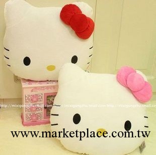 （虧本400隻）熱賣 Kitty 凱蒂貓 優質毛絨靠墊|抱枕工廠,批發,進口,代購