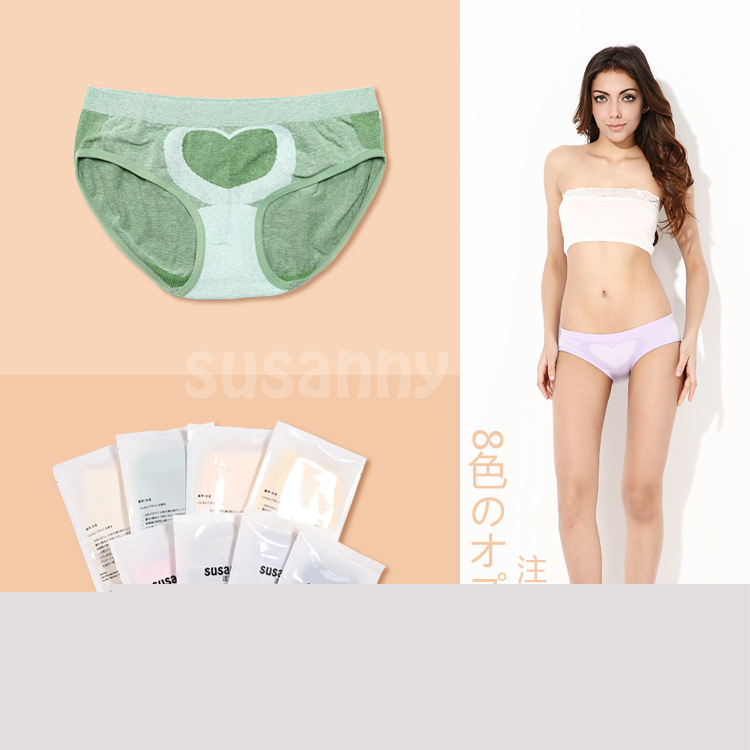 外貿原單 專櫃正品susanny女士內褲 女 愛心低腰提臀 三角褲工廠,批發,進口,代購