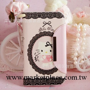 三星 n7100 note2 hello kitty皮套 保護套 插卡手機套 軟殼支架工廠,批發,進口,代購