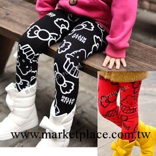 特價！12秋冬 女童加絨hello kitty 兒童內搭褲 童靴褲 小腳褲193工廠,批發,進口,代購