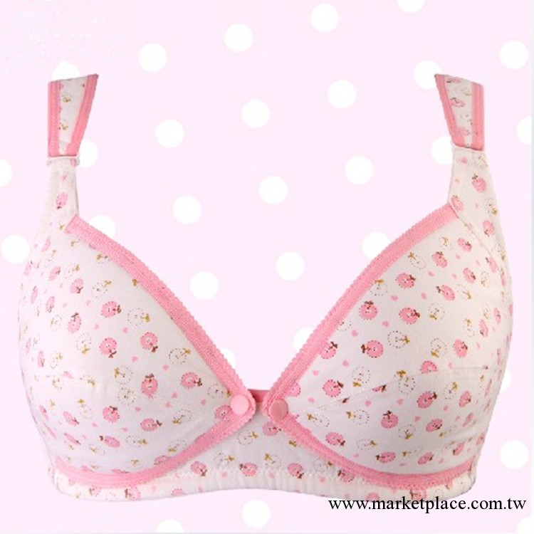 前開扣純色哺乳胸罩/產後哺乳衣/孕婦前扣喂奶胸罩內衣 蘋果款工廠,批發,進口,代購