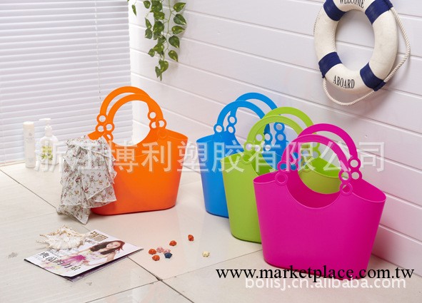 博利時尚超市購物籃/買菜籃/浴藍手提袋/塑料籃子HELLO KITTY印刷工廠,批發,進口,代購