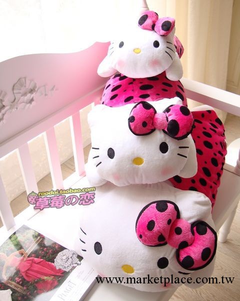 批發毛絨玩具 可愛凱蒂貓 正版hello kitty趴趴枕抱枕 衣服可拆洗工廠,批發,進口,代購
