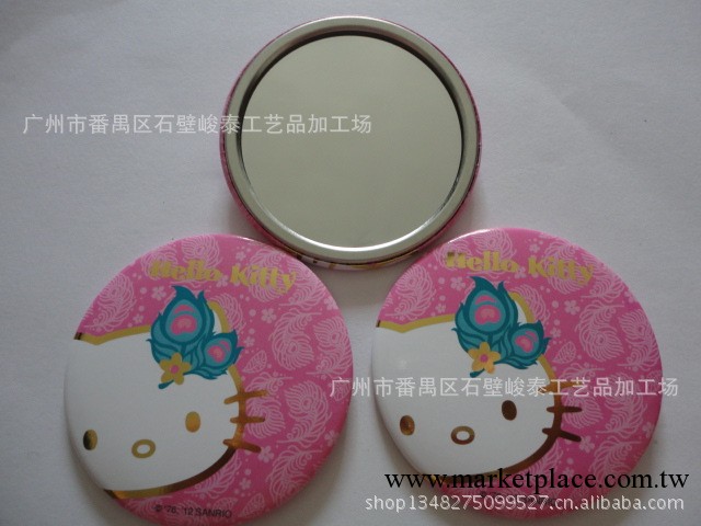 可愛卡通hello kitty禮品小鏡子 創意隨身小鏡子化妝鏡 便攜鏡工廠,批發,進口,代購