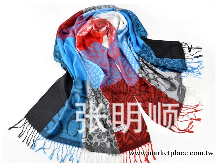棉格披肩 韓版流蘇超長圍巾雙色圍巾圍脖 柔軟 保暖 特價批發工廠,批發,進口,代購