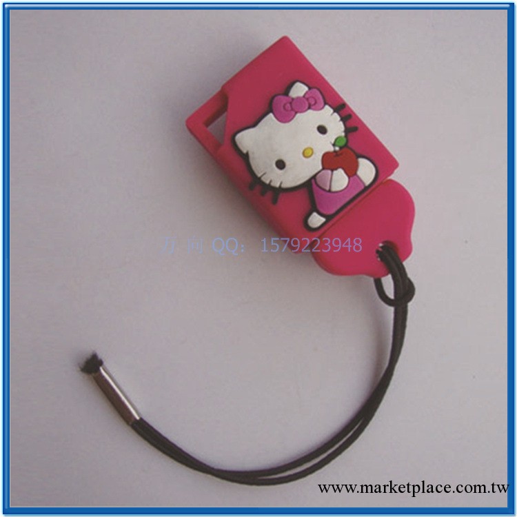 【東莞廠傢直銷】PVC創意手機掛飾 HELLO KITTY手機掛件工廠,批發,進口,代購