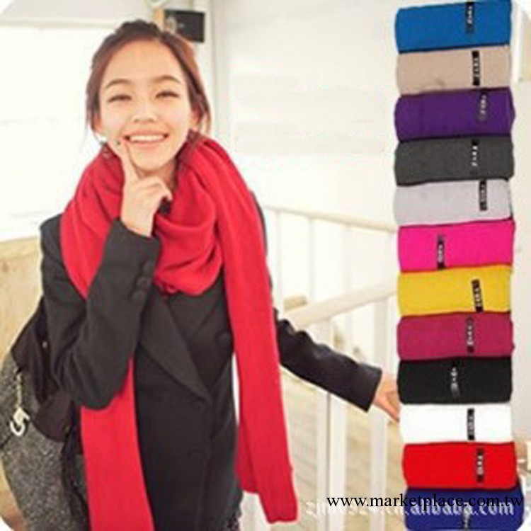 2012秋冬新款超長版歐洲棉圍巾 男士女士圍巾 多個顏色工廠,批發,進口,代購