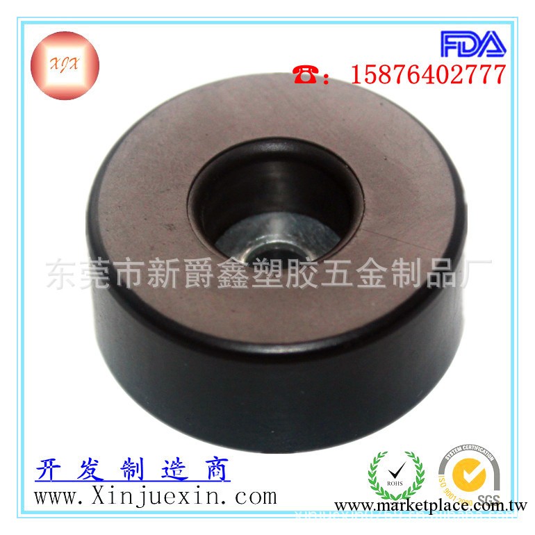 38mm-15mm圓形橡膠腳墊 防滑腳墊 機箱腳墊 緩沖墊工廠,批發,進口,代購