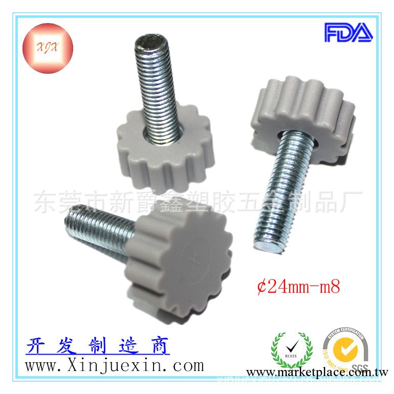 24mm-m8直紋傢具塑料可調地腳 可調腳墊 可調腳 塑料地腳工廠,批發,進口,代購