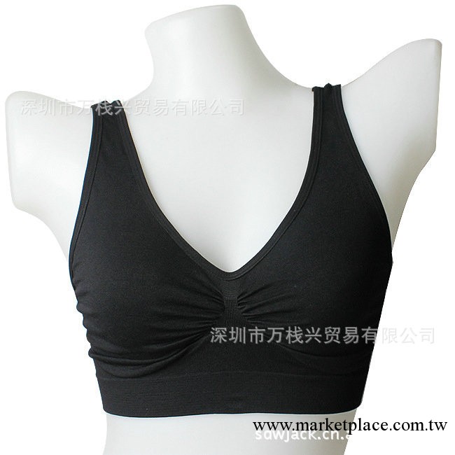 批發供應A824單層 外貿出口無縫運動胸罩內衣 genie bra工廠,批發,進口,代購
