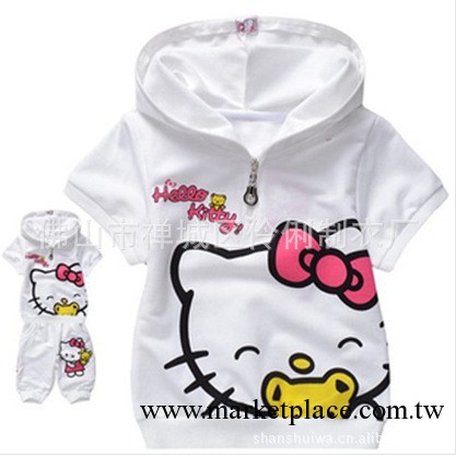 爆款特批！外貿童裝批發 Hello kitty套裝 卡通童裝工廠,批發,進口,代購